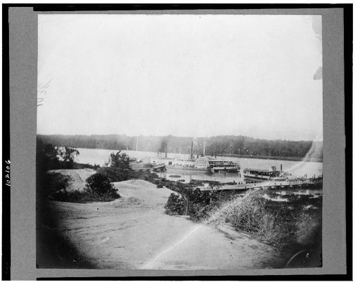 Medical supply boat "Planter" on Appomattox River, Virginia