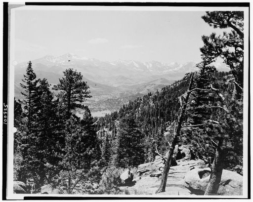 Longs Peak and Continental Divide from Cathedral Ridge