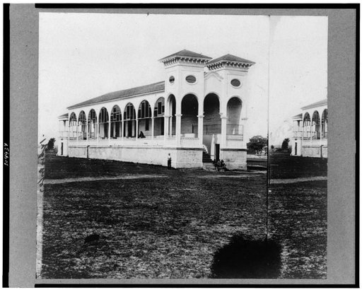 Club house race course, where Federal officers were confined, Charleston, S.C., April 1865