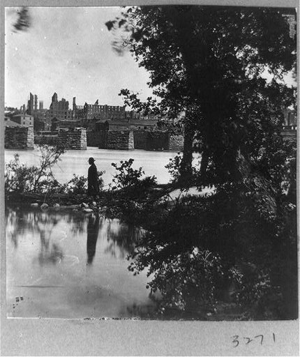 Ruins of Mayo's Bridge, Richmond, Va.