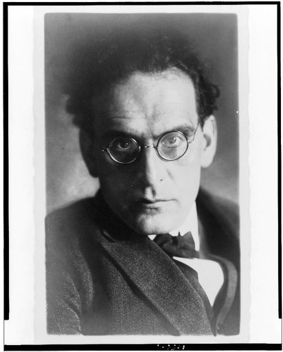 Otto Klemperer, head-and-shoulders portrait, facing front