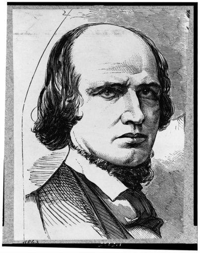 Reuben Davis, congressman and army officer, after 1861 for the confederacy, head-and-shoulders portrait, facing right