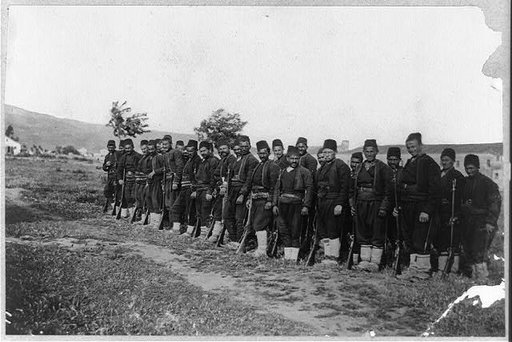 Turkish soldiers. Army of Salonica