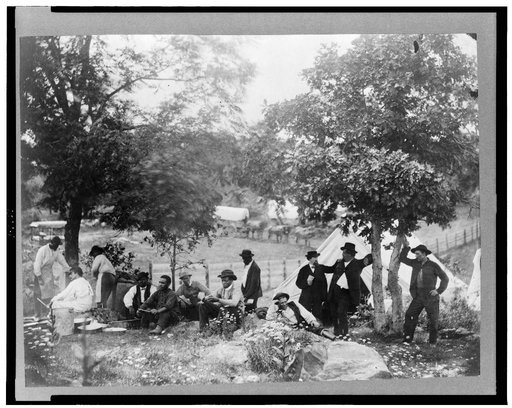 Gettysburg camp of Captain Huft