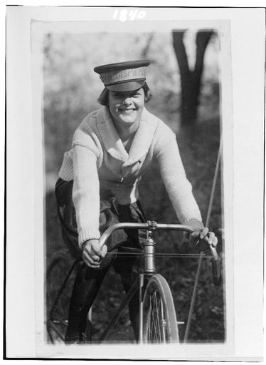 Julia Obear, messenger girl at the National Women's [i.e. Woman's] Party headquarters