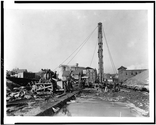 Crawford Paving Company at work, Washington, D.C.(?)