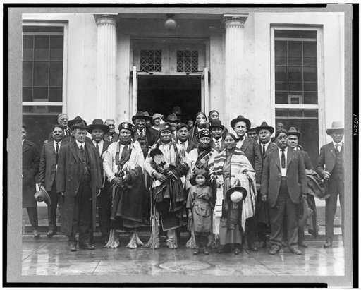 Indian group at the White House