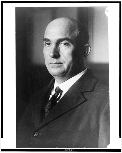 Carl Hayden, head-and-shoulders portrait, facing left