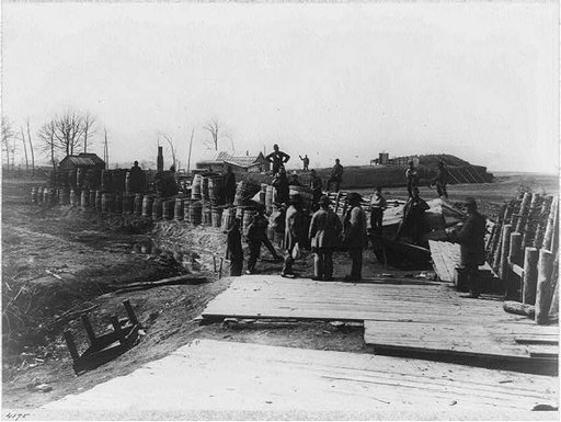 Confederate fortifications at Manassas, Va.