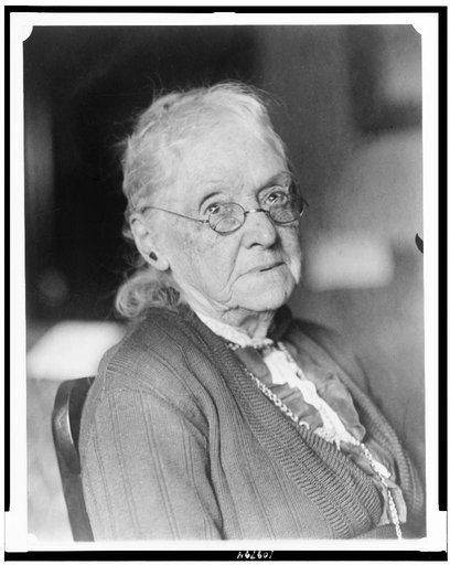 Mrs. Rebecca Latimer Felton, head-and-shoulders portrait, seated, facing right