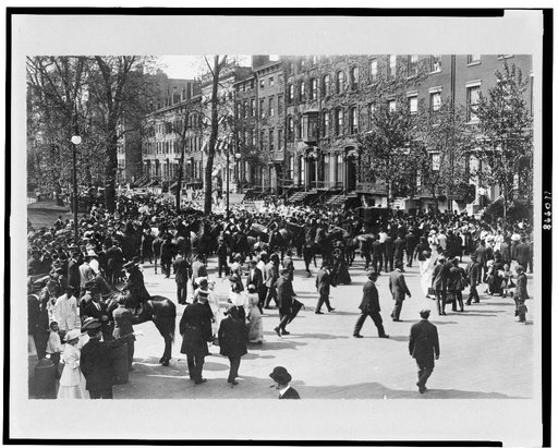 Suffrage parade, New York City(?)