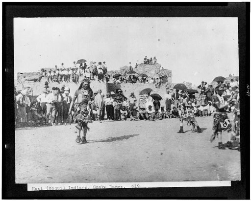 Hopi (Moqui) Indians. Snake dance