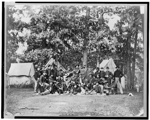 Officers of U.S. horse artillery brigade, near Culpeper, Va., September, 1863