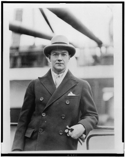 Philip Barry, half-length portrait, standing, facing front