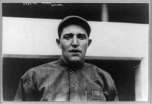 Jay Kirke, baseball player for Boston Nationals, head-and-shoulders portrait, facing front, in uniform