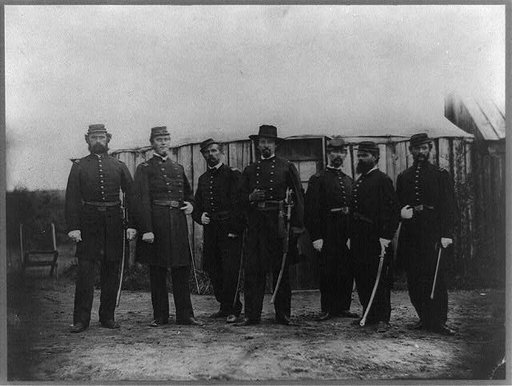 Gen. Henry S. Gansevoort and staff, Prospect Hill, Va. (near Wash., D.C.)