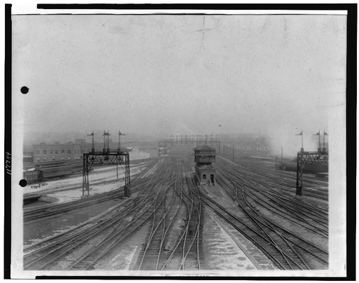 Railroad yard at Union Station, Washington, D.C.