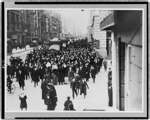 New York, N.Y.--Suffragettes on 23rd Street