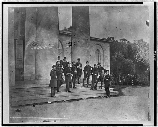 Gen. S.P. Heintzelman and staff, Arlington, Virginia, May 1863