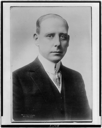 Frank Hague, head-and-shoulders portrait, facing right