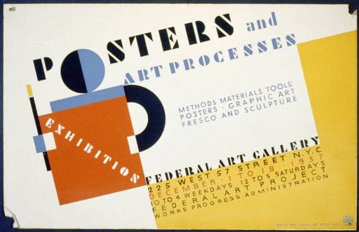 Posters and art processes Methods materials tools: Posters - graphic art fresco and sculpture.