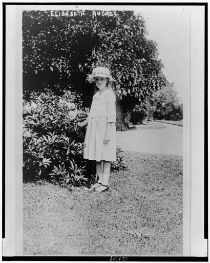 Elizabeth Hughes, full-length portrait, standing, facing front