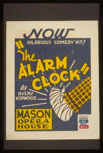 "The alarm clock" by Avery Hopwood