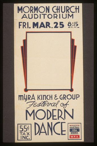 Festival of modern dance Myra Kinch & group.