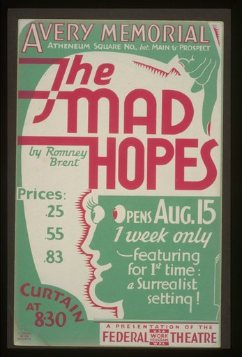 The mad hopes by Romney Brent featuring for 1st time: a Surrealist setting!