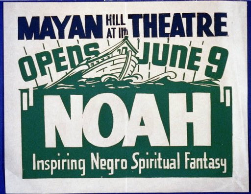"Noah" inspiring negro spiritual fantasy
