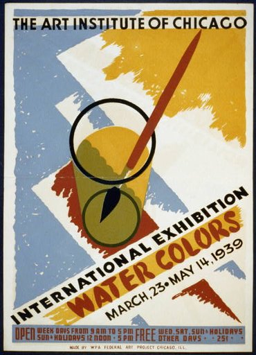 International exhibition - Water colors The Art Institute of Chicago - March 23 - May 14 1939.