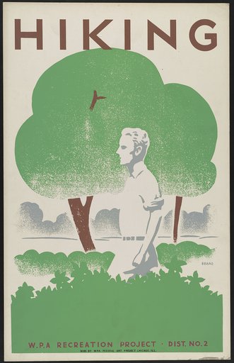 Hiking--WPA recreation project, Dist. No. 2