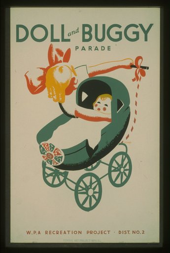 Doll and buggy parade--WPA recreation project, Dist. No. 2