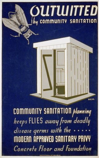 Outwitted by community sanitation Community sanitation planning keeps flies away from deadly disease germs... /