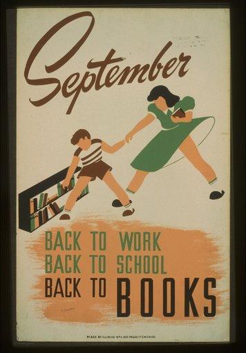 September - back to work - back to school - back to BOOKS