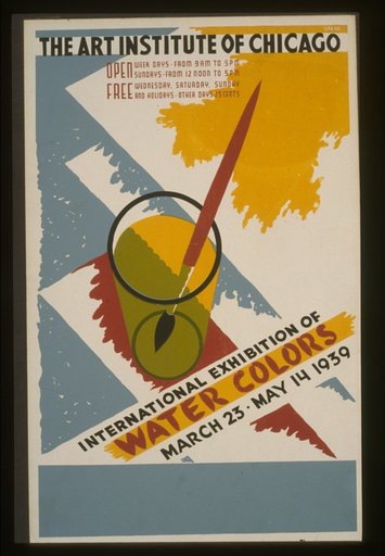International exhibition of water colors The Art Institute of Chicago - March 23 - May 14 1939 /
