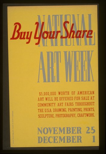 National Art Week Buy your share /