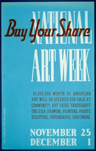National Art Week Buy your share /