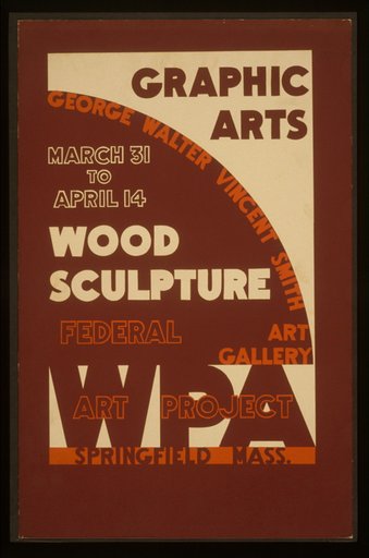 Graphic arts - wood sculpture, George Walter Vincent Smith Art Gallery, Springfield, Mass.