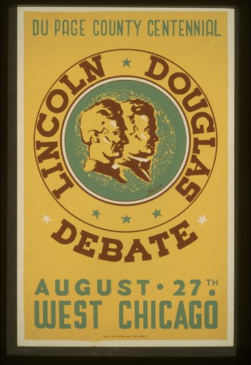 Lincoln Douglas debate Du Page County Centennial, August 27th, West Chicago /