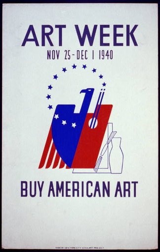 Art week, Nov. 25 - Dec. 1, 1940 Buy American art.