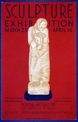 Sculpture exhibition - March 23-April 16 - Federal Art Gallery
