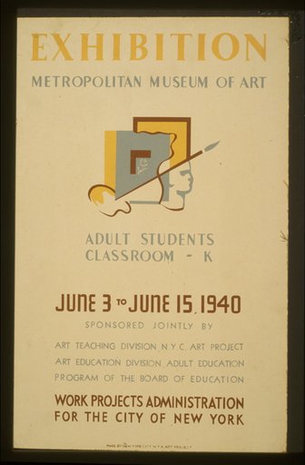 Exhibition - Metropolitan Museum of Art Adult students classroom - K.