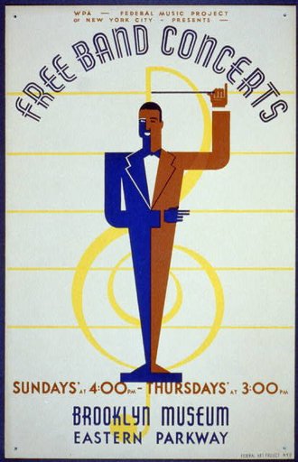 WPA Federal Music Project of New York City presents free band concerts [at the] Brooklyn Museum