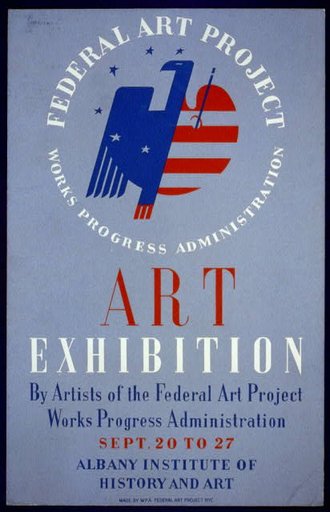 Federal Art Project, Works Progress Administration art exhibition by artists of the Federal Art Project ... [at the] Albany Institute of History and Art
