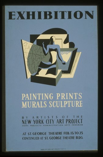 Exhibition Painting, prints, murals, sculpture by artists of the New York City Art Project /