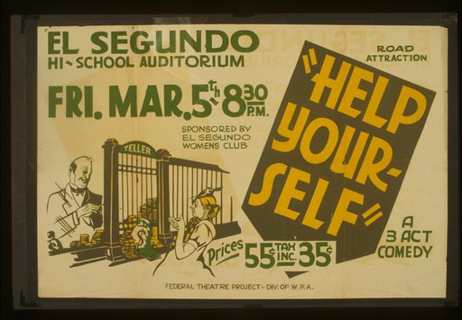 "Help your-self" A 3 act comedy.