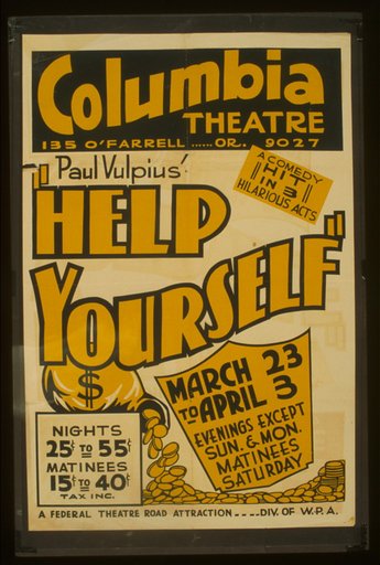 Paul Vulpius' "Help yourself" A comedy hit in 3 hilarious acts.