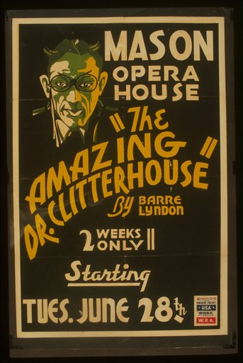 "The amazing Dr. Clitterhouse" by Barre Lyndon