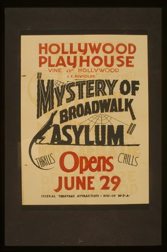C.E. Reynolds "Mystery of broadwalk asylum"